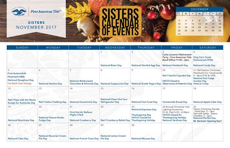 Bend Calendar Events
