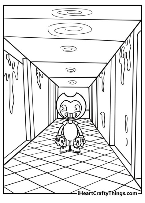 Bendy Coloring Page