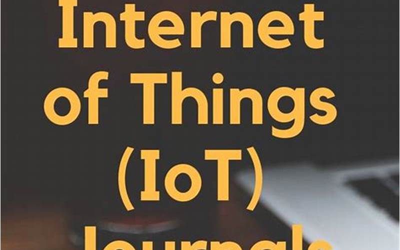 Benefit Of Iot Journal