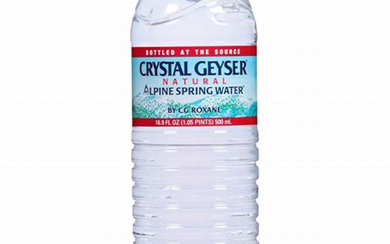 Benefits Of Crystal Geyser Water