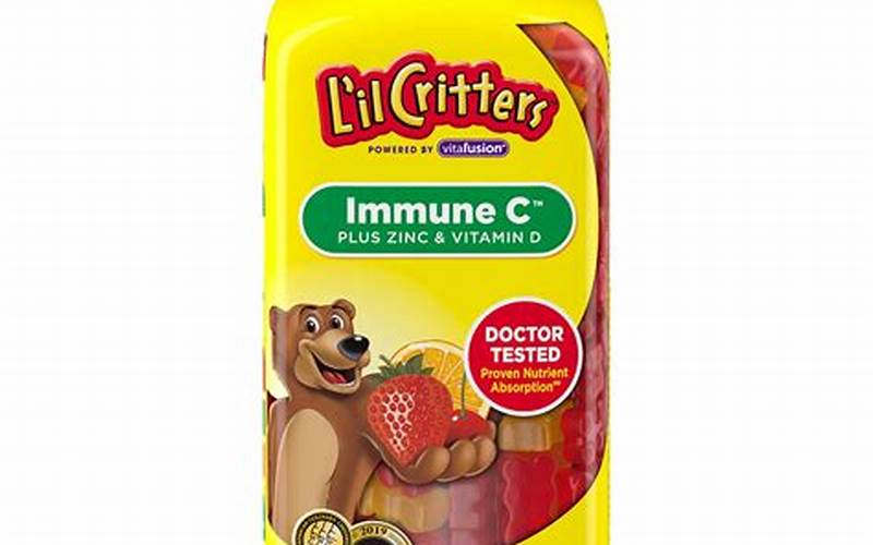 Benefits Of Little Critters Immune C Plus Zinc And Vitamin D