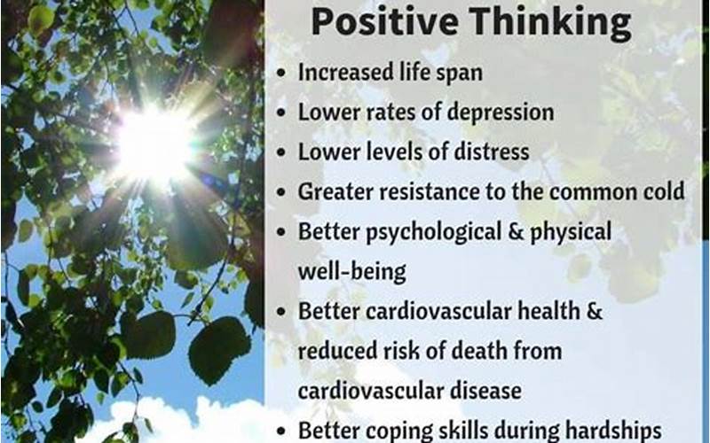 Benefits Of Positive Thinking