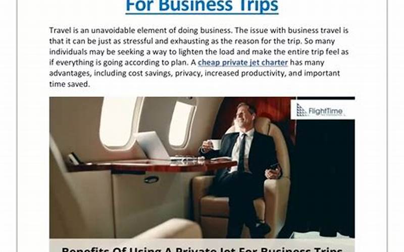 Benefits Of Private Jet Onetime Fee