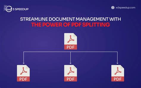 Benefits Of PDF Splitting