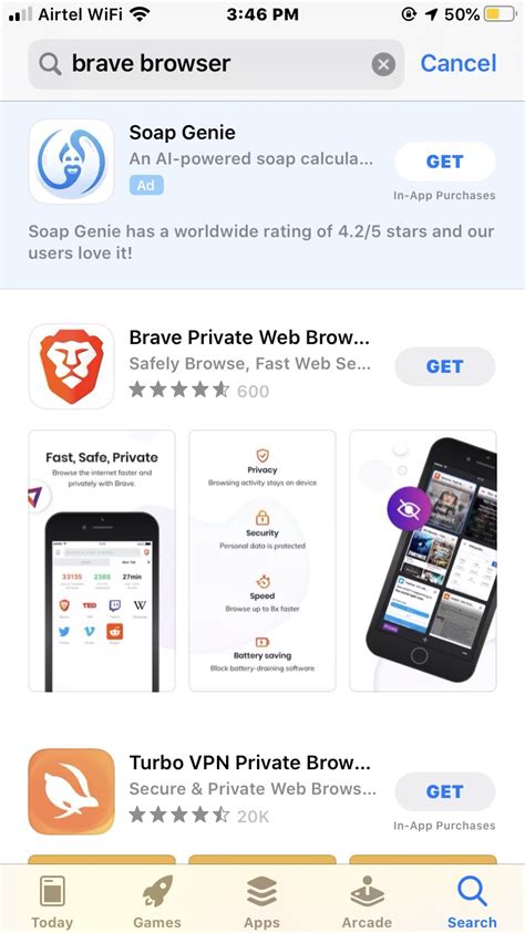 Benefits of Brave browser iOS