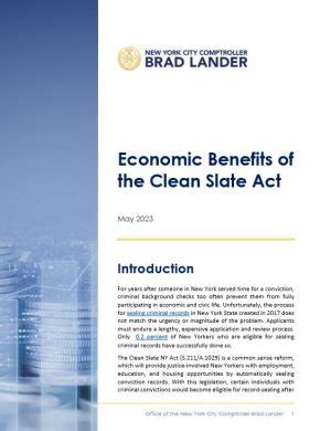 Benefits of Clean Slate Finance