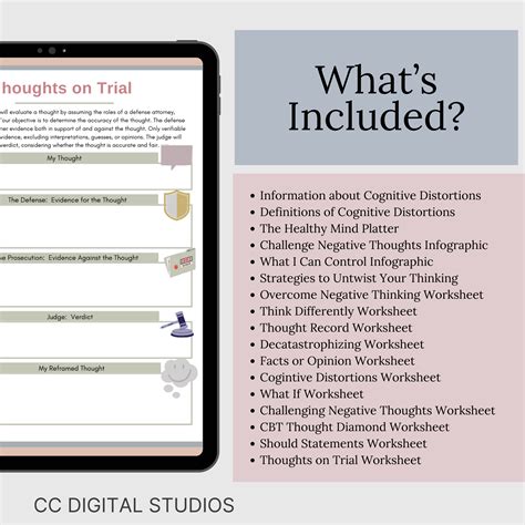 Benefits of Cognitive Worksheets