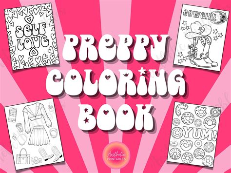 Benefits of Coloring a Preppy Coloring Book