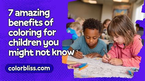 Benefits of Coloring for Children