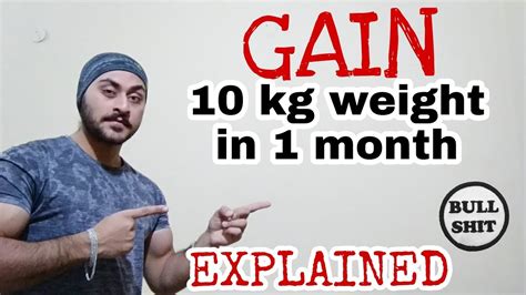 Benefits of Gaining 10 Kg of Weight