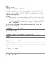 Benefits of Using Apex Algebra 1 Semester 1 Answers PDF