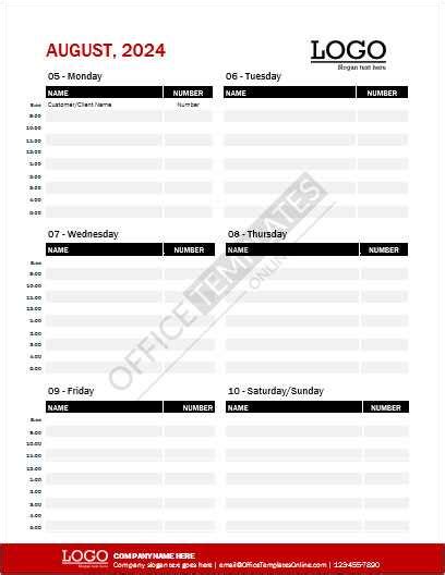 Benefits of Using Online Calendar Templates