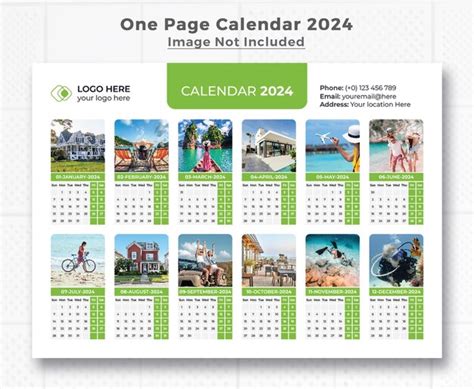 Benefits of Using a 2024 Calendar Template PSD