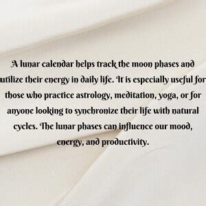 Benefits of Using a PDF Lunar Calendar