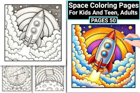 Benefits of Using a Space Coloring Book for All Ages