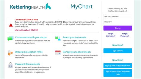 Benefits of Using myChart Kettering Health