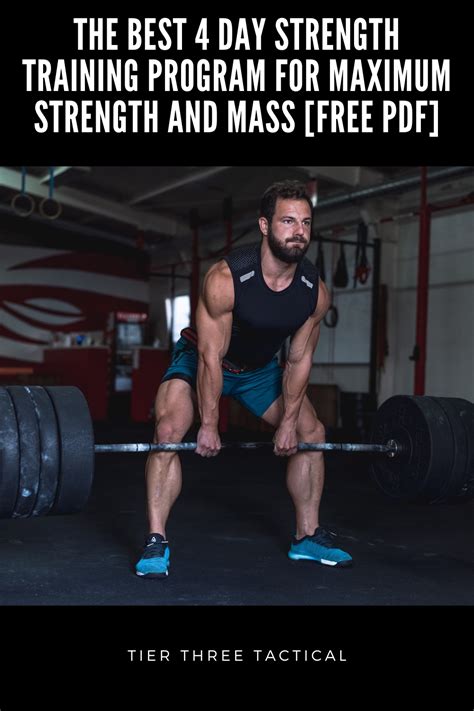 Benefits of a 4-Day Strength Training Program