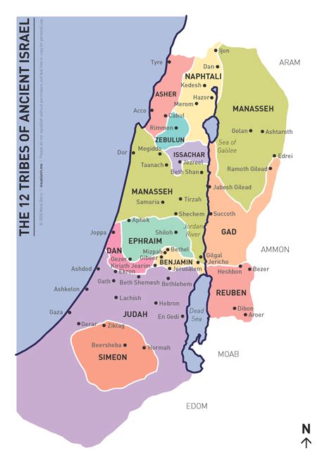 Benefits of Using MAP 12 Tribes Of Israel Map