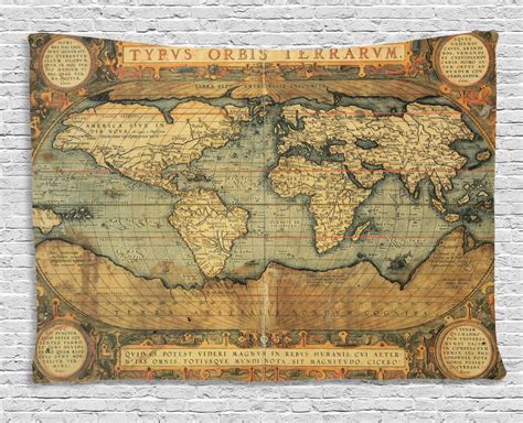 Ancient Map Of The World