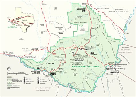 Big Bend National Park Map