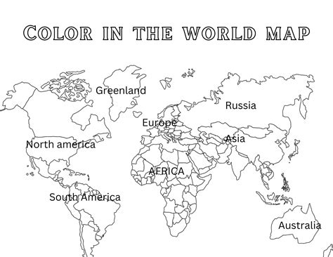 Benefits of using MAP Coloring Pages Of World Map