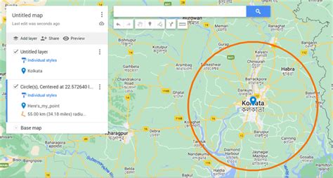 Benefits of Using MAP Draw Radius on Google Map Image