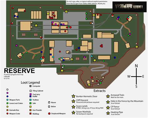 Escape from Tarkov Reserve Map
