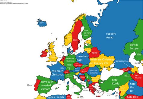 Map Europe with Countries Name