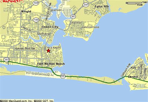 Benefits of using MAP Florida Map Ft Walton Beach