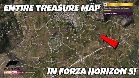 MAP Forza Horizon 5 Treasure Map