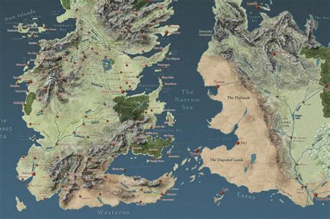 Map of Westeros