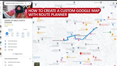 Map Google Map Create a Route