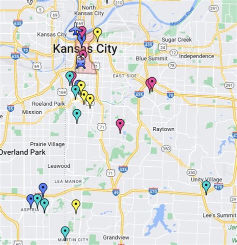 Benefits of using MAP Google Map Of Kansas City