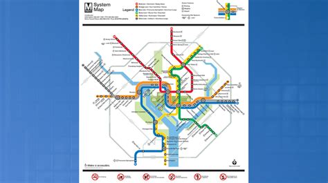 High Resolution Dc Metro Map