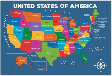 Map of the United States of America