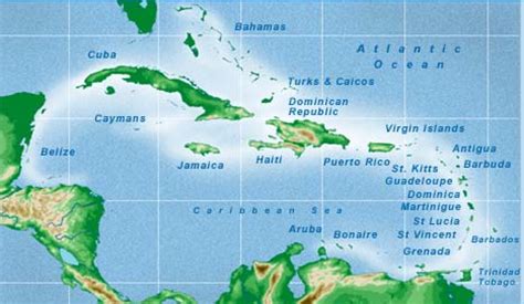 Benefits of Using MAP Islands of the Caribbean Map