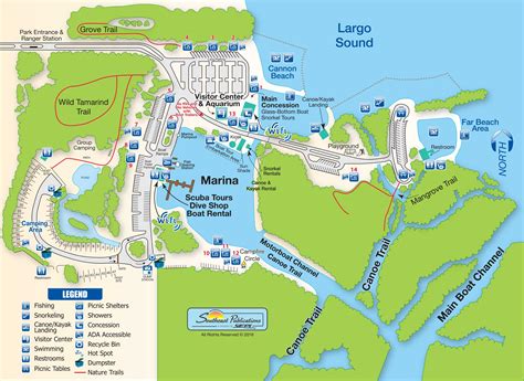 John Pennekamp State Park Map