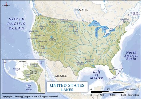 Benefits of using MAP Lakes In The US Map