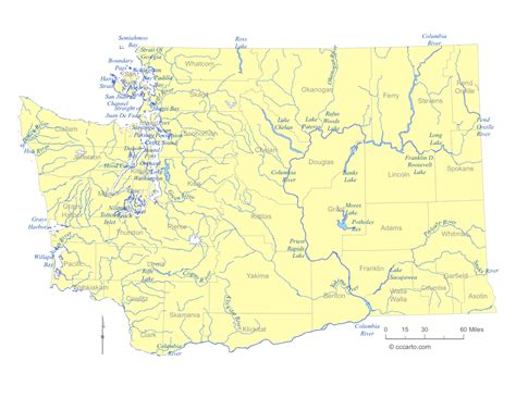 Benefits of using MAP Lakes In Washington State Map