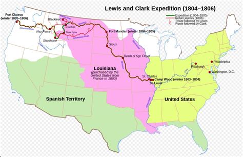 Benefits of using MAP Lewis And Clark Route Map