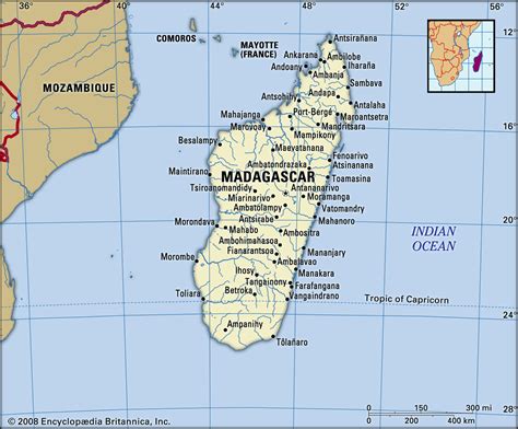 Madagascar on World Map