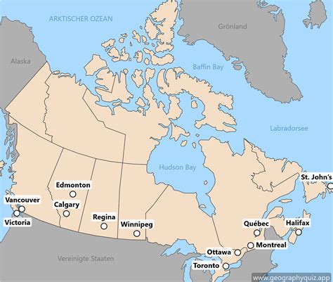 Benefits of Using the Major Cities In Canada Map