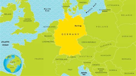 Benefits of using MAP Map Germany And Surrounding Countries