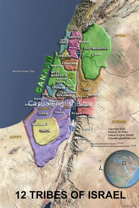Benefits of using MAP Map Of 12 Tribes Of Israel