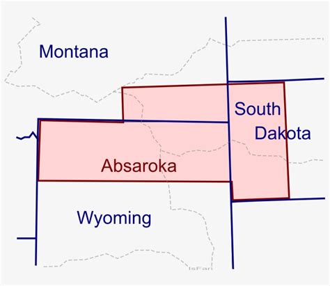 Absaroka County Wyoming MAP