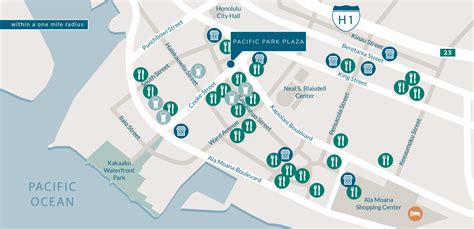 Map of Ala Moana Mall