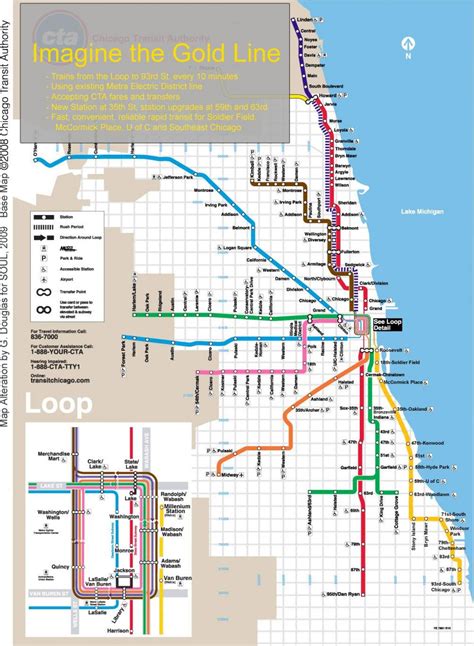 Map Of Blue Line Chicago