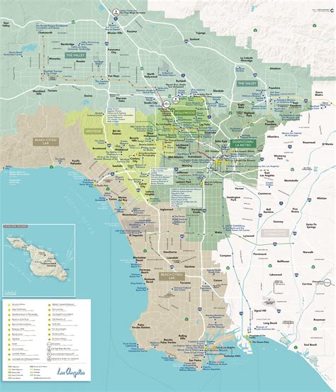 Benefits of Using MAP Map of Cities in LA