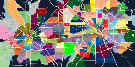 Benefits of Using MAP Map Of Dfw Zip Codes