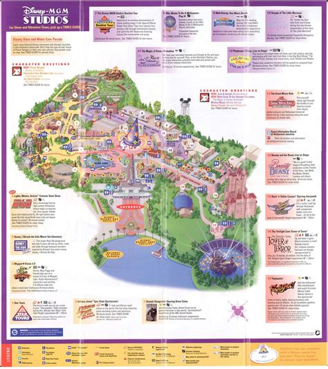 Benefits of using MAP Map Of Disney Hollywood Studios